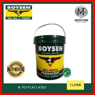 ✻ ◐ BOYSEN FLAT LATEX 1LITER