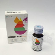 พร้อมส่งMULTI-VIM DROP 15 ML วิตามินรวมช่วยเจริญอาหาร วิตามินรวม บำรุงร่างกายสำหรับทารก และเด็กทุกวัย