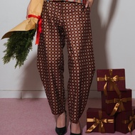 Jolie Clothing Becca Batik Pants in Red Long Pants/ Wanita Batik Pants/ Wanita