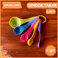 5 in 1 Measuring Spoon / Measuring Spoon Set 5IN1 Measuring Spoon / Colorful Measuring Spoon Set