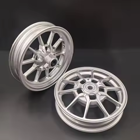 10*2.15 inch Motorcycle Aluminum Wheel Drum Disc Brake Set For Yamaha 100cc FORCE CUXI RSZ JOG 100 F