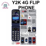 Y2k Flip 4g senior phone ( 1 year warranty)