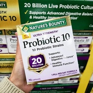 Nature’s  Bounty Ultra Strength 20 Billion Probiotic 70 Capsules