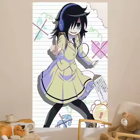 Watamotes K-Kuroki T-Tomoko Printed Large Wall Tapestry Indian Buddha Wall Decoration Witchcraft Boh