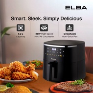 ELBA Air Fryer EAF-S6214D(BK) - 6.2L / EAF-K5130D(SS) Big 5.0L Digital Touch Panel Steel Furnish Bod