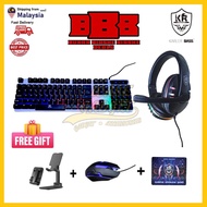 [FREE🎁] 4 IN 1 KR Mechanical Keyboard Backlight RGB Gaming Mouse Headphone Mousepad PC Desktop ESPOR