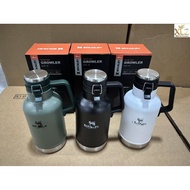 Stanley Classic 64oz 1.9L Insulated Growler Beer Jug | Outdoor Camping Stainless Steel Flip Lock Por
