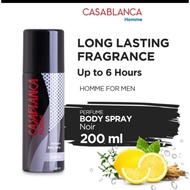 CASABLANCA NOIR 200ML BODY SPRAY PERFUME  BEST COMBO av