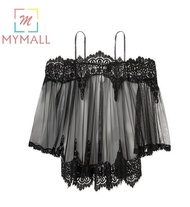 [MM] BT435 BAJU TIDUR DRESS WANITA TRANSPARANT - LINGERIE SEXY LACE TRANSPARAN - LINGERIE BRUKAT - 1