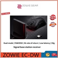 ZOWIE ECDW dualmode ergonomic grip PAW3950 gaming mouse wireless mouse