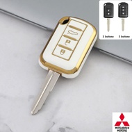 Mitsubishi 2/3 Buttons Car Remote Key Case For Mitsubishi Attrage/Mirage/Triton/xpander/Pajero Key C