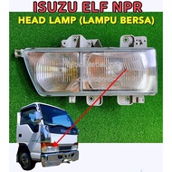ISUZU ELF NPR NKR NQR CABIN FRONT HEAD LAMP TRUCK 3TON 5TON LAMPU BERSA UNTUK LORRY TAHUN 1995-2003