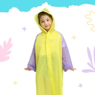 Jas Hujan Anak Ponco Motif Karakter Hodie Raincoat Polos Free Size Waterproof-80919