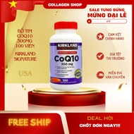 Viên uống CoQ10 300mg Kirkland 100 viên hàng Mỹ