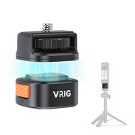 VRIG クイックリリースマウント 磁気アダプター 1/4”ネジマウント 三脚用 マグネット式 素早く取付 アクションカメラアクセサリー マウントアダプター ミニ三脚 DJI Osmo Pocket3