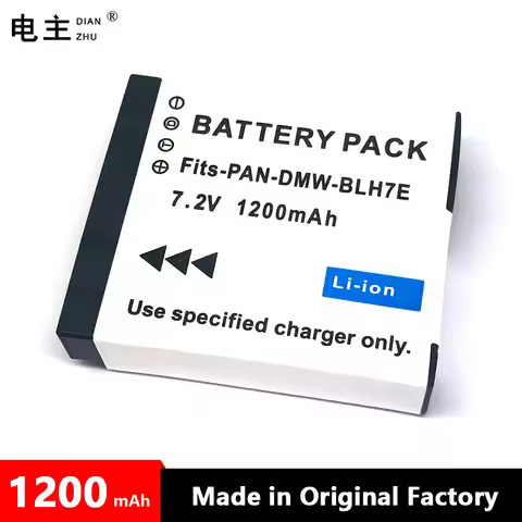 DMW-BLH7E DMW BLH7 BLH7E BLH7PP Battery for Panasonic Lumix DMC GM5 GM1 GM1K GF7 GF8 GF9 GF10 LX10 L