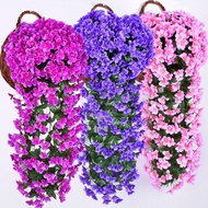 78CM Artificial Hanging Violet Flower - Simulation Silk Wisteria Rattan Plant - Outdoor Patio Wall D