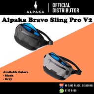 ALPAKA Bravo Sling Pro V2 6L Bag Phone Pouch For 11" iPad Pro Waterproof Cutproof Fireproof Integrated Fidlock keychain