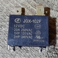 Relay JQX-102F / JQX-102F-P รีเลย์ 12V 20A/250V  แผงวงจรไฟฟ้า