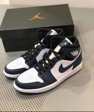 👟Air Jordan 1 Mid“Dark Teal”黑曜石