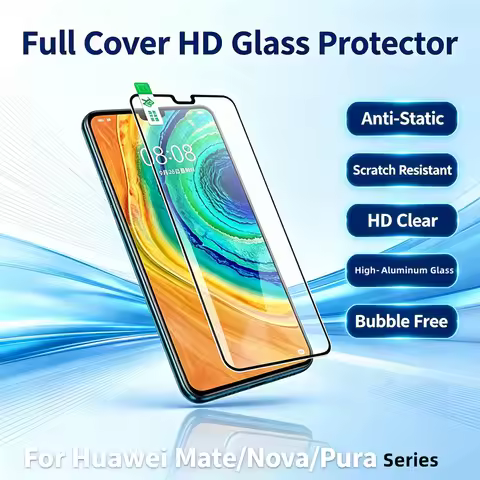 Tempered Glass Screen Protector For Huawei Mate30 Mate50 E Mate80 Pro Nova4 5T 7i 9SE 10SE 11i 13 P4