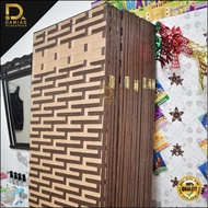 PARTITION, SCREEN DIVIDER, PEMBAHAGI, PENGHADANG SURAU /DAPUR ( Kulit Kayu Campuran )