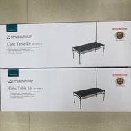 現貨🇰🇷最新 韓國製Snowline Cube Expender Table L6 露營摺枱(黑色 ）camping table foldable table camp 全黑枱 灰色枱 露營桌 Snowline Cube Table L6  beach 野餐桌 沙灘戶外使用