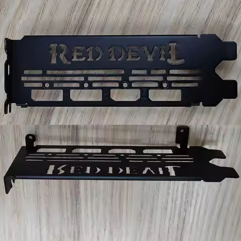 Original New For PowerColor AMD RX 5700XT Series I/O Shield Back Plate BackPlate Blende Bracket