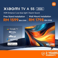 Xiaomi TV A 55 2026 | 4K/HDR 10/Google TV/120Hz Game Boost Mode/Dolby Audio™️/Xiaomi Sound/Smart TV