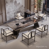 Office Combination Fully Automatic Tea 2025 Tea Set Table Chair Table Board Tea Set Rock High-End Ne