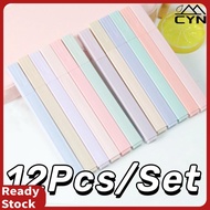 12 Pieces/Set Morandi Colorful Soft Tip Eye Protection Marker Brush Header Retro Marker Pen for Stud
