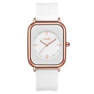 POSHI นาฬิกาข้อมือ นาฬิกา ผู้หญิง กัน น้ำ สีดำ สายยาง รุ่น P924 Watch for Women Girls