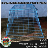 SCRATCH PEN 17LINES LIGHTDUTY/ Chicken Pen Cages/ Limber Pen/ Gamefowl W/ FREE FEEDER CUP‼️