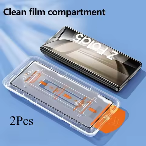 2PCS 9H HD Tempered Glass Protector For Samsung Galaxy Z Fold 7 6 5G 5 4 3 Screen Protector Easy Ins