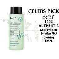 [BELIF] Problem Solution PHA Clearing Toner – 150ml | Gentle Daily Exfoliating Toner for Sensitive S