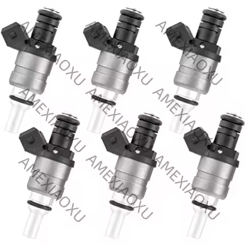 6Pcs Fuel Injector Nozzle 1427240 for BMW E46 E39 X3 Z3 Z4 3 5 Siemens Deka Flow Matched Engine 2.5L