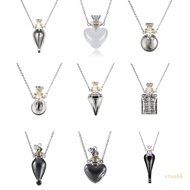 stay for Titanium Steel Chain Make a for Wish Blood Vial Necklace Women Jewelry Gifts