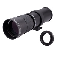 yuan6 420-800mm F/8.3-16 Manual Super Telephoto Zoom Lens + T2 Adapter for Canon 1200D 760D 750D 700D 650D 600D 70D 60D 5DII 7D DSLR DSLRs Lenses