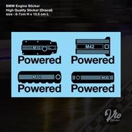 BMW Engine Code M10, M20, M30, M42 Sticker / Decal (High Quality Sticker)