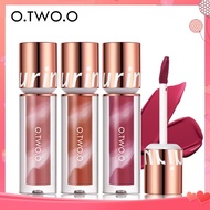 O.two.o Light Mist Lollipop Lip Glaze Velvet Matte Lipstick Moisturizing Brightening Face Makeup 8 D