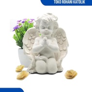 PRAYER ANGEL STATUE CATHOLIC SPIRITUAL STATUE/ MICHAEL STATUE/ GRAVE STATUE/
