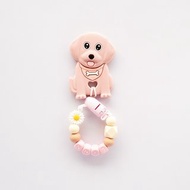10顆 lynn 雛菊 粉色可愛拉拉固齒器 / 客製化奶嘴鏈