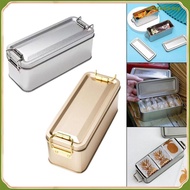 [ArutoxaMY] Metal Tin Box with Lid Christmas Cookie Tin Storage Container Small Candy Biscuit Tin Bo