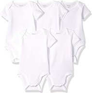 Baby Bodysuits, Ultimate Flexy Short Sleeve for Boys &amp; Girls, 5-Pack