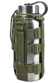 Minimalist ปรับขวดน้ำ MOLLE ผู้ถือกระเป๋าใส่กระติกเข็มขัดกระเป๋าใส่ขวดสำหรับ17-42ออนซ์ขวดน้ำ