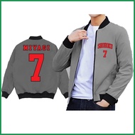 ✗ ✷ ◭ BOMBER JACKET FOR MEN AND WOMEN  UNISEX, WITH ZIPPER TOP TRENDY SHOHOKU DESIGN
