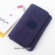KIPLING SHOP ของแท้ เบลเยี่ยมกระเป๋าสตางค์ ขนาดเล็ก KIPLING PEPE B Sea Glass ขนาดใส่การ์ด