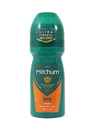 Mitchum โรลออน แบบลูกกลิ้ง สำหรับผู้ชาย กลิ่นสปอร์ต ขนาดสุดคุ้ม 100 ML. สำหรับเล่นกีฬาและนักกีฬา (MI