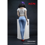 [Special Offer] Ready Stock ACNTOYS ACN003 1/6 Female Soldier Wrap Buttocks Denim Trousers Casual Pa