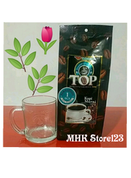 kopi top + mug 158gr/top kopi murni 158gr/top robusta arabica blend/kopi murni bubuk